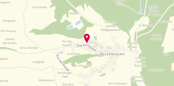 Plan de Institut de Bellemagny, 14 Rue du Couvent, 68210 Bellemagny