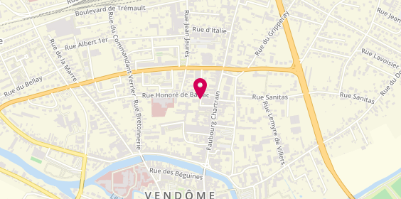 Plan de Maisons du Bon Secours, 10 Rue de Saint-Coeur, 41100 Vendôme