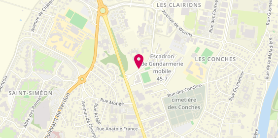Plan de Residence Mutualiste Les Clairions, 1 avenue de la Font Sainte-Marguerite, 89000 Auxerre