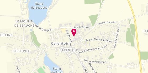 Plan de Site de Carentoir, 5 Rue Abbé de la Vallière, 56910 Carentoir