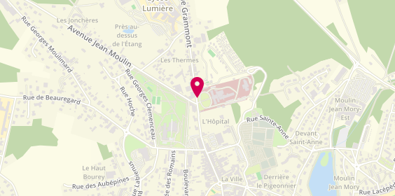 Plan de Ehpad Chateau Grammont, 12 Rue Grammont, 70300 Luxeuil-les-Bains