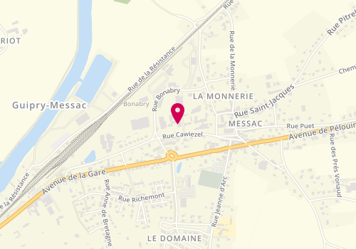 Plan de Residence Autonomie la Charmille, 7 Bis Rue Cawiezel, 35480 Guipry-Messac