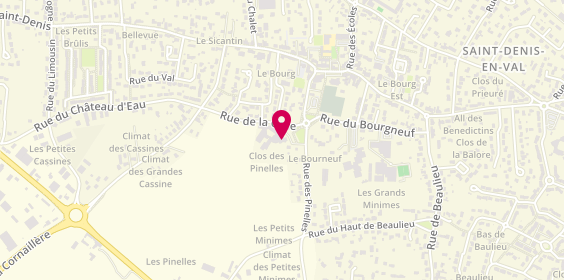 Plan de Maison Retraite des Pinelles, 70 Rue des Pinelles, 45560 Saint-Denis-en-Val