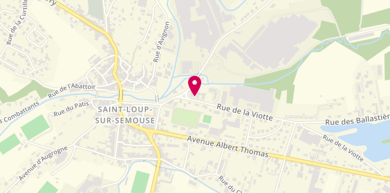 Plan de Ehpad Saint Loup, 20 avenue Jacques Parisot, 70800 Saint-Loup-sur-Semouse