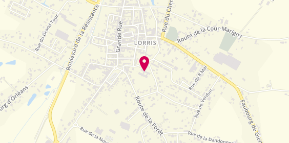 Plan de Résidence d'Emilie - EHPAD de Lorris, 5 Route de la Forêt, 45260 Lorris