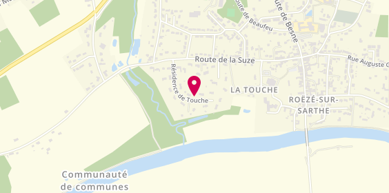 Plan de Ehpad Isaac de la Roche, La Touche, 72210 Roézé-sur-Sarthe