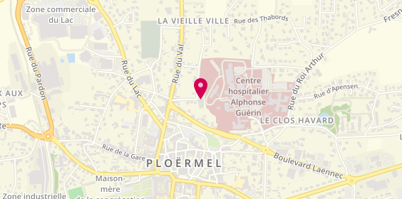 Plan de Résidence Kerélys (EHPAD), 33 Rue Caporal René Dejean, 56800 Ploërmel