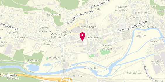 Plan de Ehpad Les Saules, 170 avenue Jules Ferry, 88290 Saulxures-sur-Moselotte