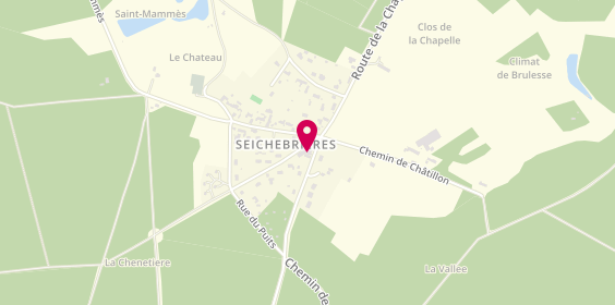 Plan de Ehpad le Relais de la Vallée, 7 Route de la Chapelle, 45530 Seichebrières