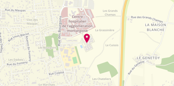 Plan de Ehpad la Cerisaie, 211 Rue du Dr Nandrot, 45200 Amilly