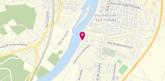 Plan de Ehpad Les Rives d'yonne, 1 Rue Port, 89500 Villeneuve-sur-Yonne