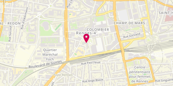 Plan de Residence du Colombier, 2 Allée Marcel Viaud, 35000 Rennes