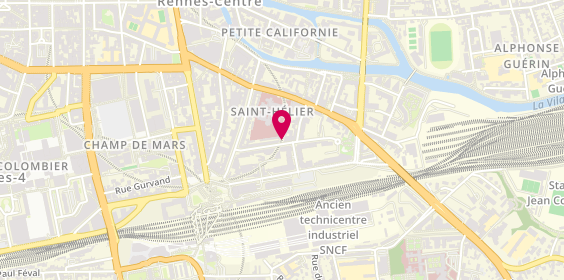 Plan de Résidence Saint Hélier, 15 avenue des Français Libres, 35000 Rennes