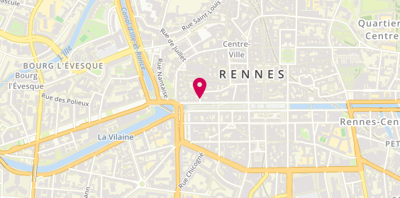 Plan de Domusvi Domicile 35, 2 Rue le Bouteiller, 35000 Rennes