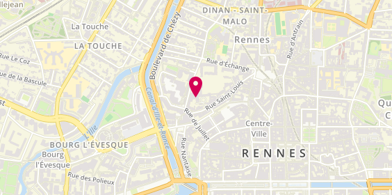 Plan de Maison Saint Thomas de Villeneuve, 30 Rue Saint-Louis, 35000 Rennes