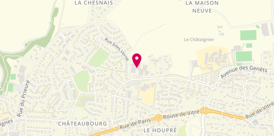 Plan de Association Sainte Marie, 1 avenue des Platanes, 35220 Châteaubourg