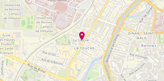 Plan de Les Maisons de la Touche, 39 Bis Boulevard de Verdun, 35000 Rennes
