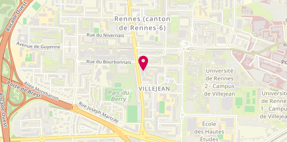 Plan de Maison Retraite Raymond Thomas, 10 avenue Sir Winston Churchill, 35000 Rennes