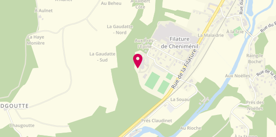 Plan de La Residence Ozanam, 3 Rue Stade, 88460 Cheniménil