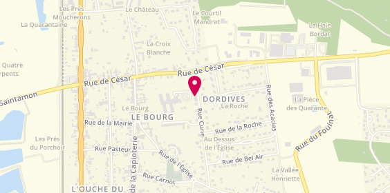 Plan de Ehpad Les Hirondelles, 6 Rue Curie, 45680 Dordives