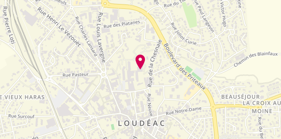 Plan de Ehpad Site de Loudeac, Rue de la Chesnaie, 22600 Loudéac