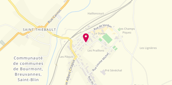 Plan de Ehpad de Bourmont, Bourmont 3 Rue Stade, 52150 Bourmont-entre-Meuse-et-Mouzon