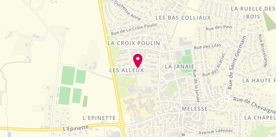 Plan de EHPAD Résidence Les Alleux (Association Anne Boivent), Place Alain Kervern, 35520 Melesse