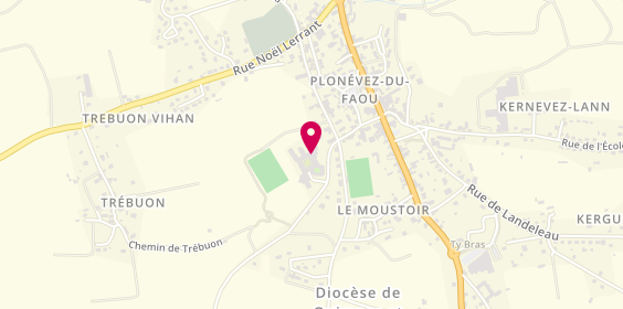 Plan de Ehpad la Residence du Pays Dardoup, 13 Rue du Stade, 29530 Plonévez-du-Faou