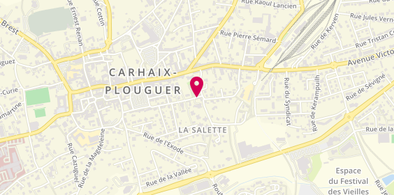 Plan de Foyer Logement de la Salette, 32 Rue Anatole le Braz, 29270 Carhaix-Plouguer