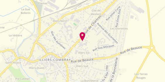 Plan de EHPAD Les Gloriettes (Groupe SOS Seniors), 30 Rue de Chartres, 28120 Illiers-Combray