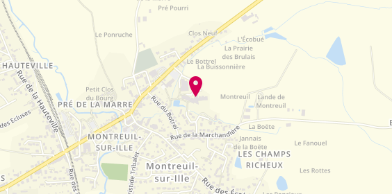 Plan de Ehpad Les Roseaux de l'Ille, 14 Rue du Clos Gérard, 35440 Montreuil-sur-Ille