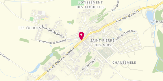 Plan de Ehpad Casteran, 18 Rue Doct Poirrier, 53370 Saint-Pierre-des-Nids