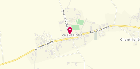 Plan de EHPAD la Charmille, 14 Rue de la Chapelle, 53300 Chantrigné