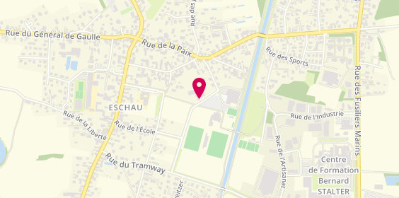 Plan de Residence Dinah Faust d'Eschau, 16 Rue de la Place des Fetes, 67114 Eschau
