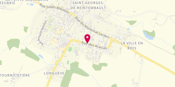 Plan de Résidence Les Acacias, 13 Avenue Acacias, 35420 Saint-Georges-de-Reintembault
