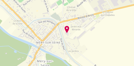 Plan de Ehpad de Mery, 17 avenue Clotilde Delatour, 10170 Méry-sur-Seine