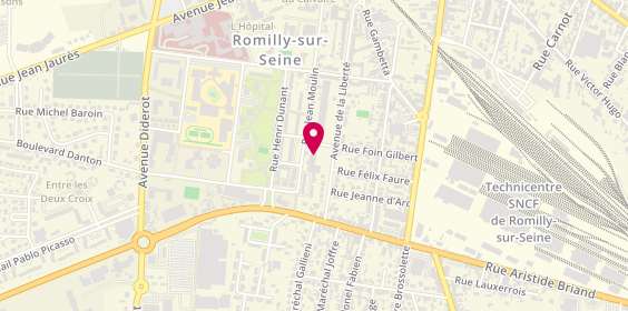 Plan de Les Jardins de Romilly, 66 avenue de la Liberté, 10100 Romilly-sur-Seine