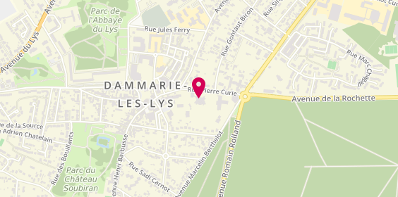 Plan de EHPAD Les Jardins d'Iroise de Dammarie-les-Lys, 84 Rue Pierre Curie, 77190 Dammarie-lès-Lys
