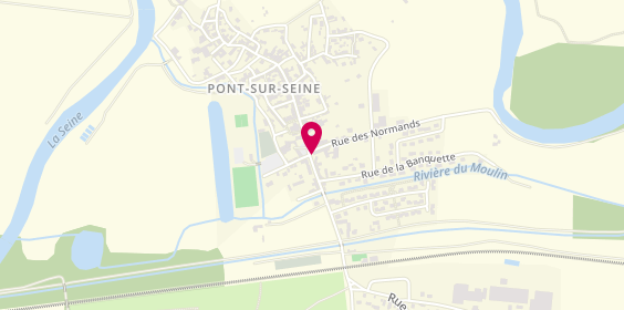 Plan de Maison de Retraite le Parc Fleuri, 24 Faubourg Saint-Martin, 10400 Pont-sur-Seine