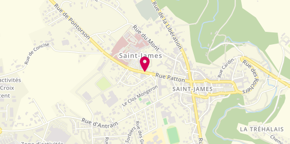 Plan de Ehpad, 2 Rue de Pontorson, 50240 Saint-James