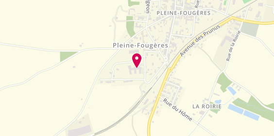 Plan de Ehpad Residence Les Marais, Rue Duguesclin, 35610 Pleine-Fougères