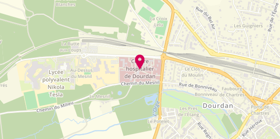 Plan de Centre Hospitalier, 2 Rue du Potelet, 91410 Dourdan
