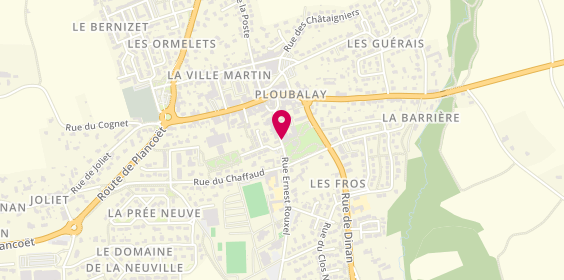 Plan de Ehpad Résidence du Parc, 5 Rue Ernest Rouxel, 22650 Ploubalay