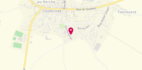 Plan de Maison de Retraite Les Laurentides, Tourouvre Rue Portail, 61190 Tourouvre-au-Perche