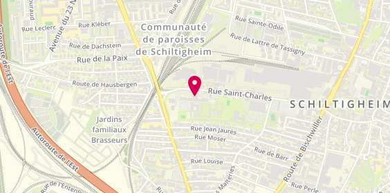 Plan de Maison de Retraite Saint Charles, 31 Rue Saint Charles, 67300 Schiltigheim