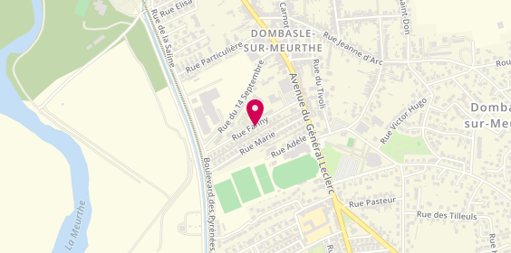 Plan de Residence le Rond Caillou, 4 Rue Fanny, 54110 Dombasle-sur-Meurthe