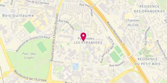 Plan de Arpavie Résidence Rameau, 100 Place Salvador Allendé, 91000 Évry
