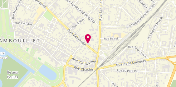 Plan de Résidence Services Seniors Les Jardins d'Arcadie Rambouillet, 10 Rue Gambetta, 78120 Rambouillet