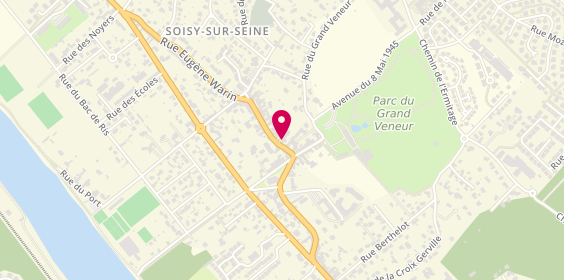 Plan de Les Tilleuls, 10 Rue des Francs Bourgeois, 91450 Soisy-sur-Seine
