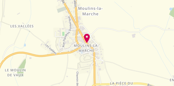 Plan de Ehpad Moulins-La-Marche, 30 Grande Rue, 61380 Moulins-la-Marche